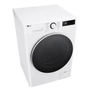Пральна машина LG фронтальна, 10кг, 1400, A, 57см, дисплей, пара, інвертор, білий №11