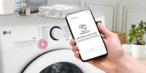 Пральна машина LG фронтальна, 10кг, 1400, A, 57см, дисплей, пара, інвертор, білий №4
