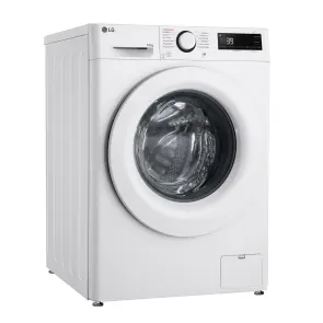 Пральна машина LG фронтальна, 10кг, 1400, A, 57см, дисплей, пара, інвертор, білий №7
