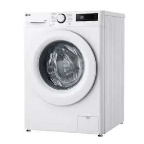 Пральна машина LG фронтальна, 10кг, 1400, A, 57см, дисплей, пара, інвертор, білий №10