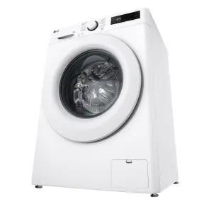 Пральна машина LG фронтальна, 10кг, 1400, A, 57см, дисплей, пара, інвертор, білий №11