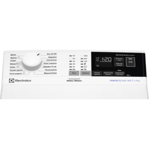 Пральна машина Electrolux вертикальна, 7кг, 1200, A, 60см, дисплей, інвертор, білий №3