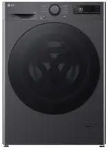 Стиральная машина LG фронтальная, 9кг, 1200, A, 48см, дисплей, пара, инвертор, черный