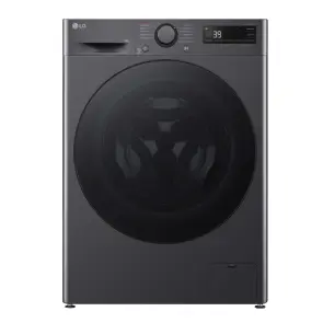 Стиральная машина LG фронтальная, 9кг, 1200, A, 48см, дисплей, пара, инвертор, черный №2