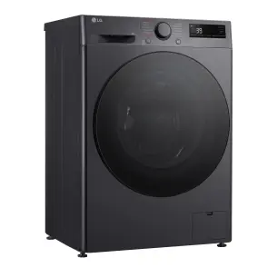 Стиральная машина LG фронтальная, 9кг, 1200, A, 48см, дисплей, пара, инвертор, черный №6
