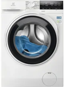 Пральна машина Electrolux фронтальна, 9кг, 1400, A, 60см, дисплей, пара, інвертор, universaldose, білий №1