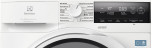 Пральна машина Electrolux фронтальна, 8кг, 1600, A, 60см, дисплей, пара, інвертор, universaldose, білий №3