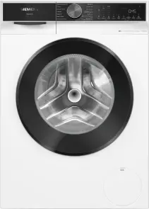 Пральна машина Siemens фронтальна, 9кг, 1400, A, 59см, дисплей, білий №2
