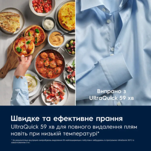 Стиральная машина Electrolux фронтальная, 10кг, 1400, A, 66см, дисплей, пара, инвертор, серебристый темный №6