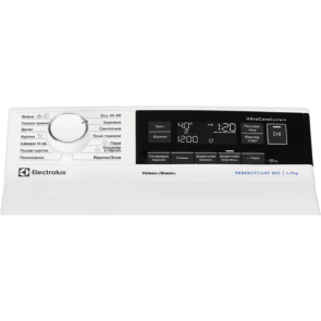 Пральна машина Electrolux вертикальна, 7кг, 1300, A, 60см, дисплей, пара, інвертор, білий №3