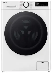 Прально-сушильна машина LG фронтальна, 9(5)кг, 1200, А, 48см, дисплей, пара, інвертор, білий №1