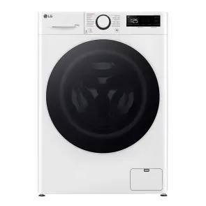 Прально-сушильна машина LG фронтальна, 9(5)кг, 1200, А, 48см, дисплей, пара, інвертор, білий №2