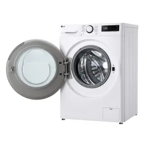 Прально-сушильна машина LG фронтальна, 9(5)кг, 1200, А, 48см, дисплей, пара, інвертор, білий №6
