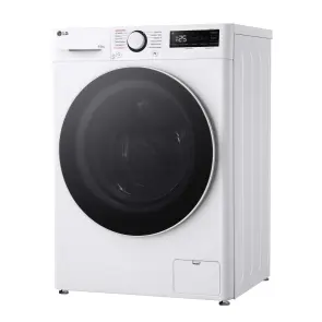 Прально-сушильна машина LG фронтальна, 9(5)кг, 1200, А, 48см, дисплей, пара, інвертор, білий №7