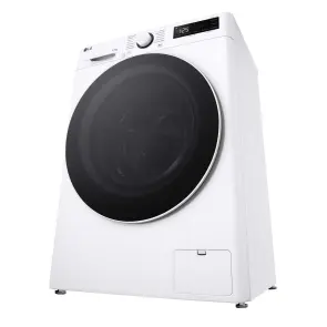 Прально-сушильна машина LG фронтальна, 9(5)кг, 1200, А, 48см, дисплей, пара, інвертор, білий №8