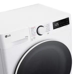 Прально-сушильна машина LG фронтальна, 9(5)кг, 1200, А, 48см, дисплей, пара, інвертор, білий №11
