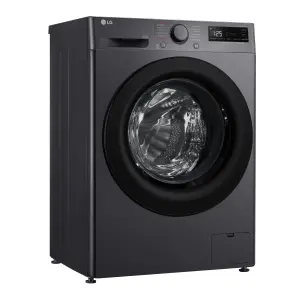 Прально-сушильна машина LG фронтальна, 9(5)кг, 1200, A, пара, 48см, дисплей, пара, інвертор, чорний №5