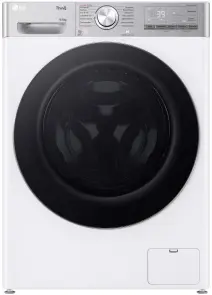 Прально-сушильна машина LG фронтальна, 9(5)кг, 1200, А, 48см, дисплей, пара, інвертор, EcoHybrid, білий №1