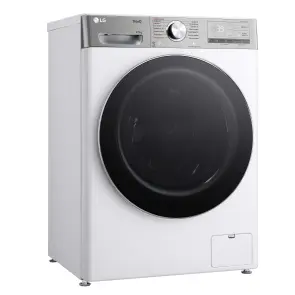 Прально-сушильна машина LG фронтальна, 9(5)кг, 1200, А, 48см, дисплей, пара, інвертор, EcoHybrid, білий №5