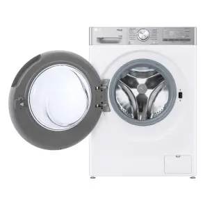 Прально-сушильна машина LG фронтальна, 9(5)кг, 1200, А, 48см, дисплей, пара, інвертор, EcoHybrid, білий №6