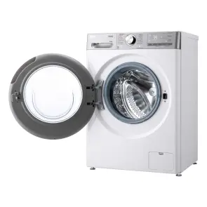 Прально-сушильна машина LG фронтальна, 9(5)кг, 1200, А, 48см, дисплей, пара, інвертор, EcoHybrid, білий №7