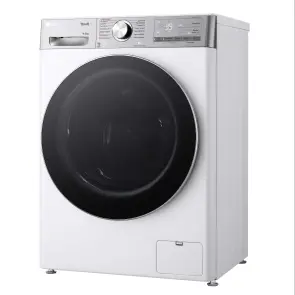 Прально-сушильна машина LG фронтальна, 9(5)кг, 1200, А, 48см, дисплей, пара, інвертор, EcoHybrid, білий №8