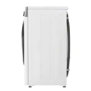 Прально-сушильна машина LG фронтальна, 9(5)кг, 1200, А, 48см, дисплей, пара, інвертор, EcoHybrid, білий №9
