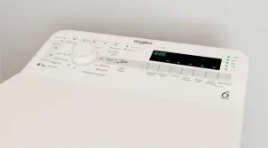 Стиральная машина Whirlpool вертикальная, 6кг, 1000, C, 60см, дисплей, белый №8