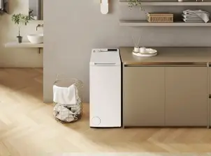 Стиральная машина Whirlpool вертикальная, 7кг, 1200, B, 60см, дисплей, инвертор, белый №3