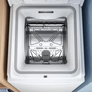Пральна машина Indesit вертикальна, 5кг, 1000, C, 60см, дисплей, білий №4