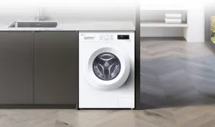 Пральна машина LG фронтальна, 6кг, 1200, В, 44см, дисплей, пара, інвертор, білий №4