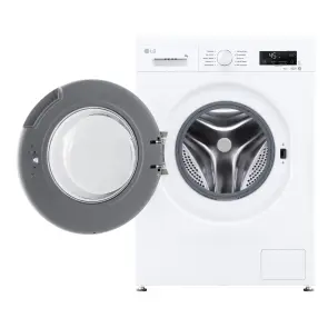 Пральна машина LG фронтальна, 6кг, 1200, В, 44см, дисплей, пара, інвертор, білий №7