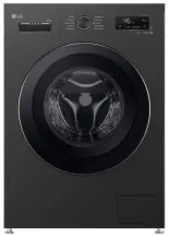 Стиральная машина LG фронтальная, 6.5кг, 1200, В, 44см, дисплей, пара, инвертор, черный