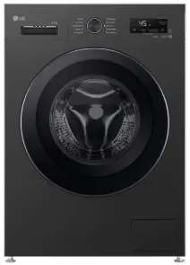 Стиральная машина LG фронтальная, 6.5кг, 1200, В, 44см, дисплей, пара, инвертор, черный №1