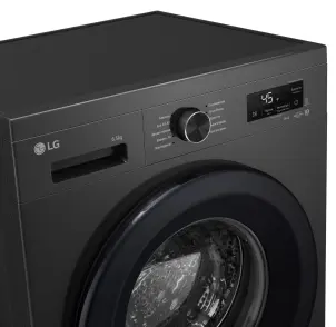 Стиральная машина LG фронтальная, 6.5кг, 1200, В, 44см, дисплей, пара, инвертор, черный №11