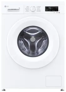 Пральна машина LG фронтальна, 7кг, 1200, A, 44см, дисплей, пара, інвертор, білий №1