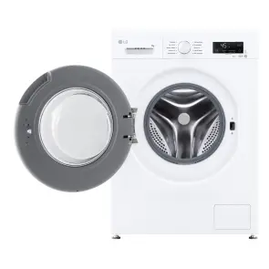 Пральна машина LG фронтальна, 7кг, 1200, A, 44см, дисплей, пара, інвертор, білий №7