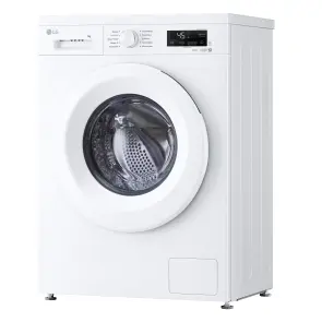 Пральна машина LG фронтальна, 7кг, 1200, A, 44см, дисплей, пара, інвертор, білий №9
