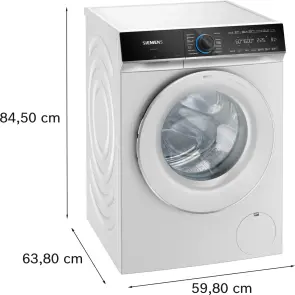 Пральна машина Siemens фронтальна, 10кг, 1600, A, 60см, дисплей, білий №7