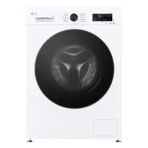 Пральна машина LG фронтальна, 7кг, 1200, A, 44см, дисплей, пара, інвертор, білий №2