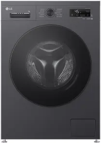 Стиральная машина LG фронтальная, 7кг, 1200, A, 44см, дисплей, пара, инвертор, черный №1