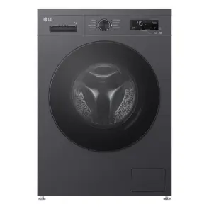 Стиральная машина LG фронтальная, 7кг, 1200, A, 44см, дисплей, пара, инвертор, черный №2