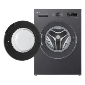 Стиральная машина LG фронтальная, 7кг, 1200, A, 44см, дисплей, пара, инвертор, черный №9