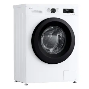 Пральна машина LG фронтальна, 7кг, 1200, A, 44см, дисплей, пара, інвертор, білий №6