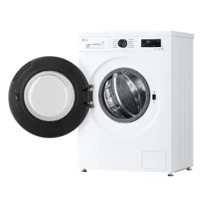 Пральна машина LG фронтальна, 7кг, 1200, A, 44см, дисплей, пара, інвертор, білий №10
