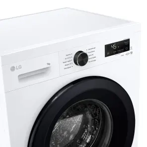 Пральна машина LG фронтальна, 7кг, 1200, A, 44см, дисплей, пара, інвертор, білий №11