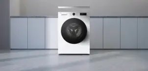Пральна машина LG фронтальна, 9кг, 1400, A, 55см, дисплей, пара, інвертор, білий №5