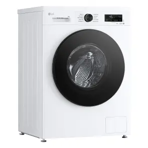 Пральна машина LG фронтальна, 9кг, 1400, A, 55см, дисплей, пара, інвертор, білий №7