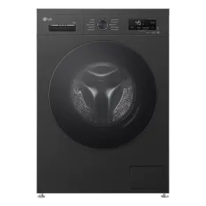 Стиральная машина LG фронтальная, 9кг, 1400, A, 55см, дисплей, пара, инвертор, черный №2