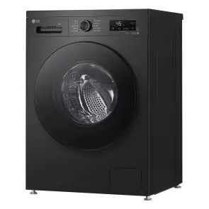Стиральная машина LG фронтальная, 9кг, 1400, A, 55см, дисплей, пара, инвертор, черный №9